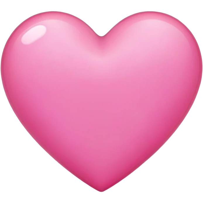 Coeur rose emoji