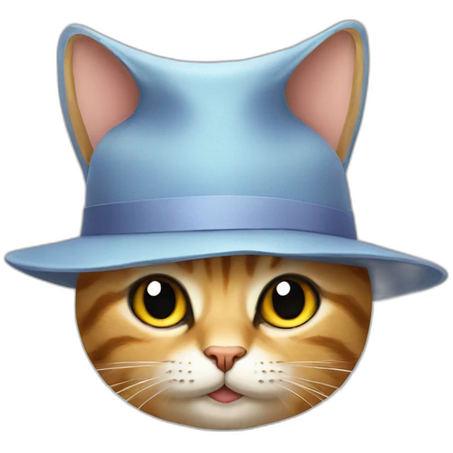 cat in a hat emoji