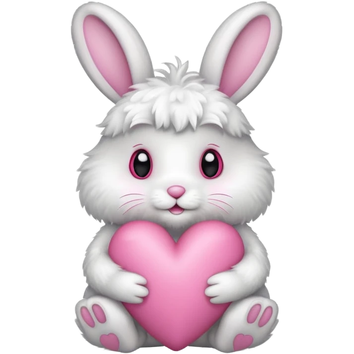 heart easter bunny emoji