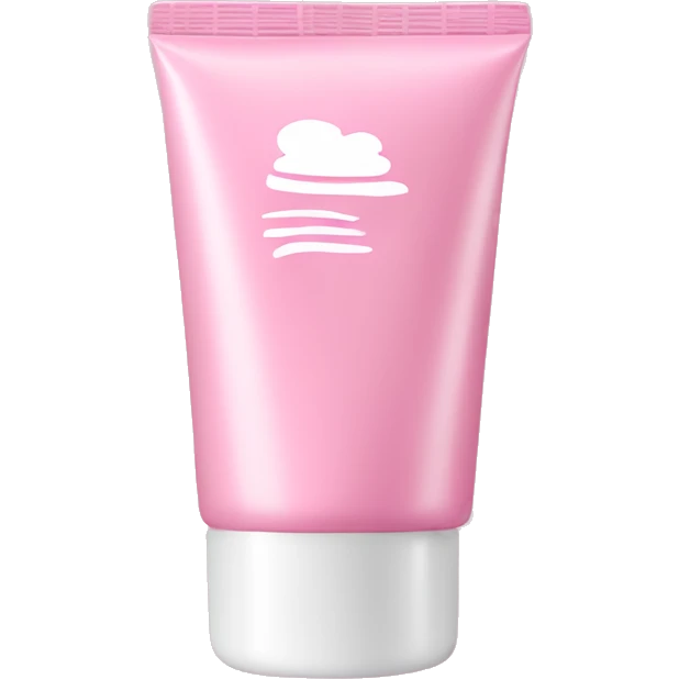 Pink hand cream emoji