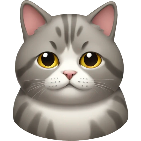 Fat cat emoji