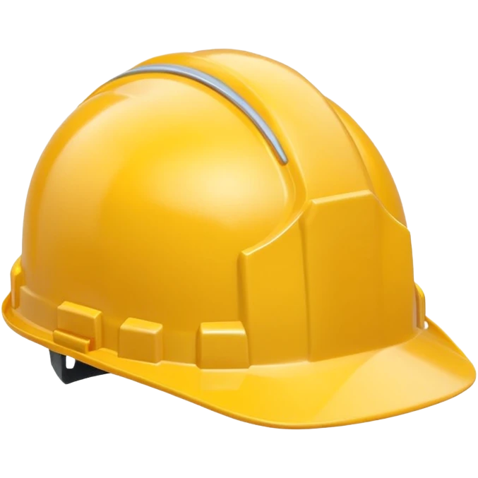 Construction helmet, bright yellow
 emoji