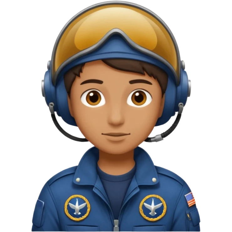 a fighter of the navy emoji