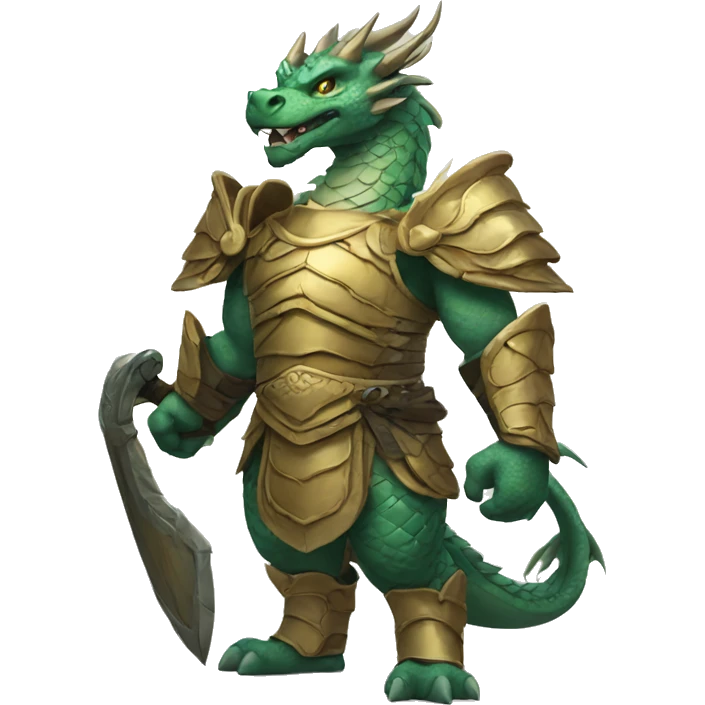 dragon guard in a guarding pose emoji