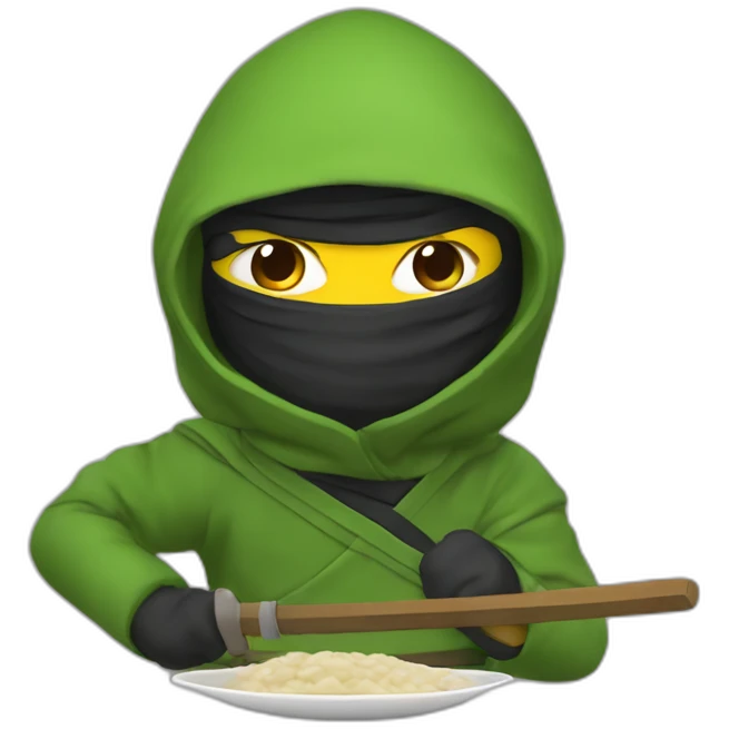 Ninja qui soupire emoji