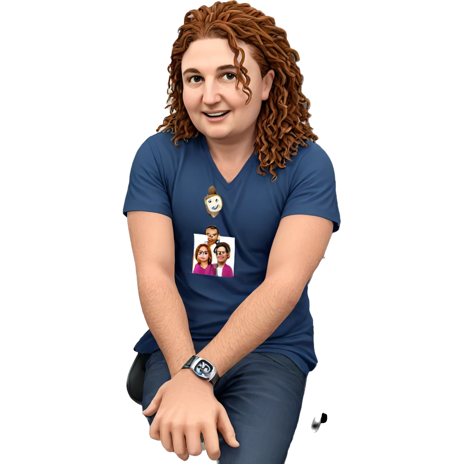 casual male in office setting emoji