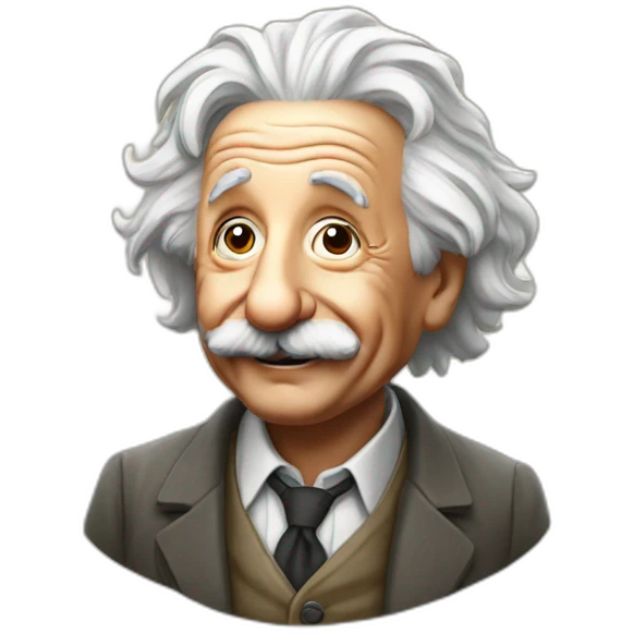 happy albert einstein emoji