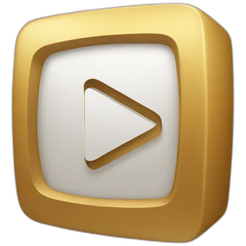 YouTube play button emoji