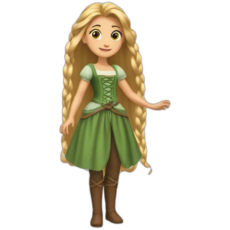 Raponzel emoji