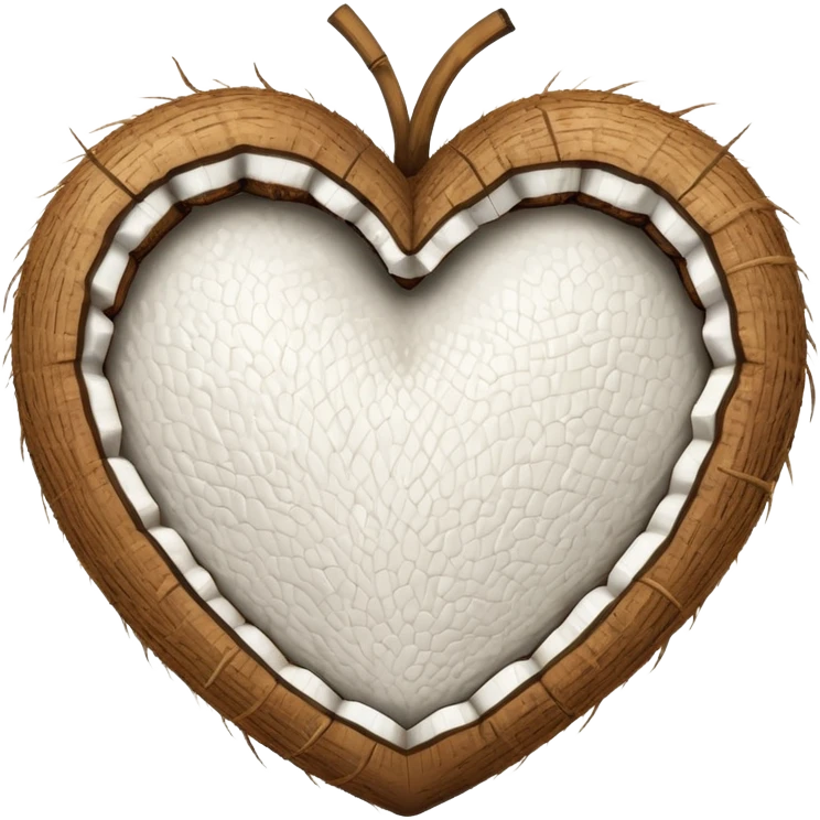 coconut heart emoji