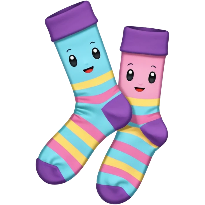 cute socks emoji