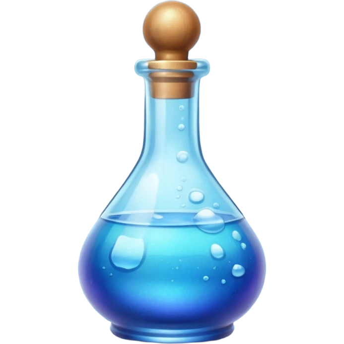 blue potion emoji
