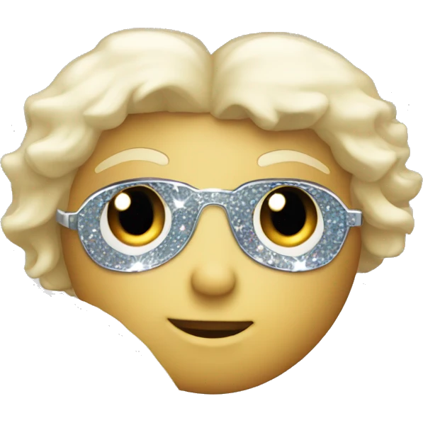 Disco heart emoji