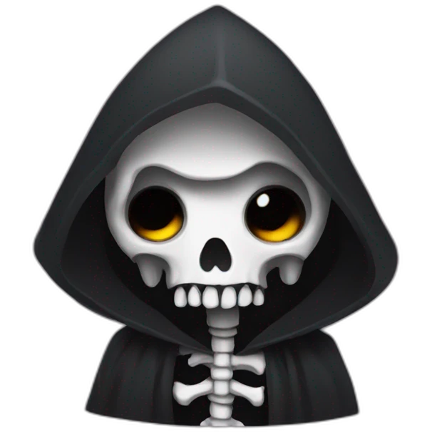 Grim reaper cute emoji