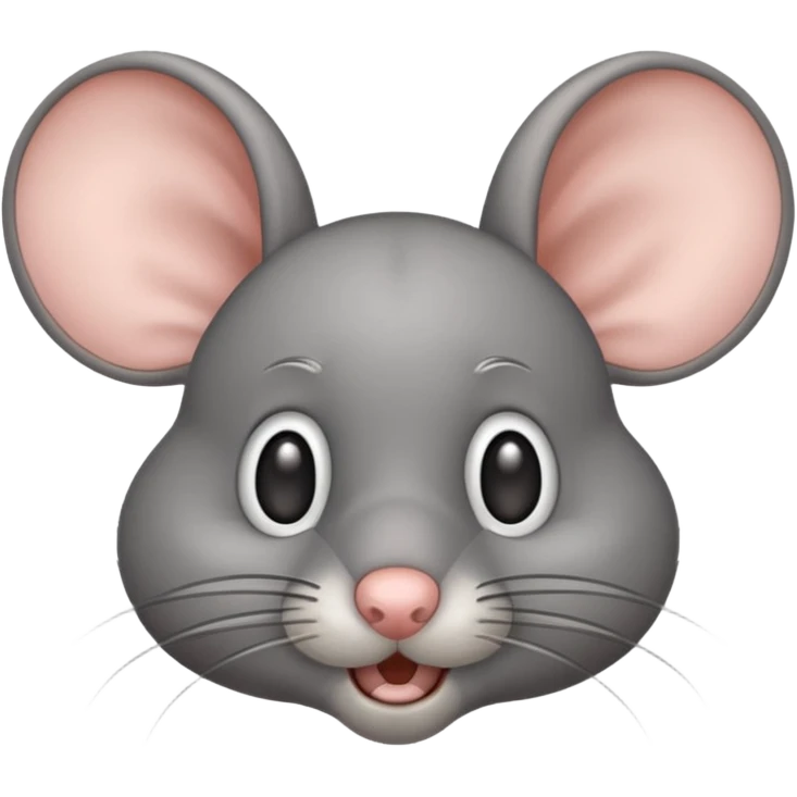 Confused mouse emoji