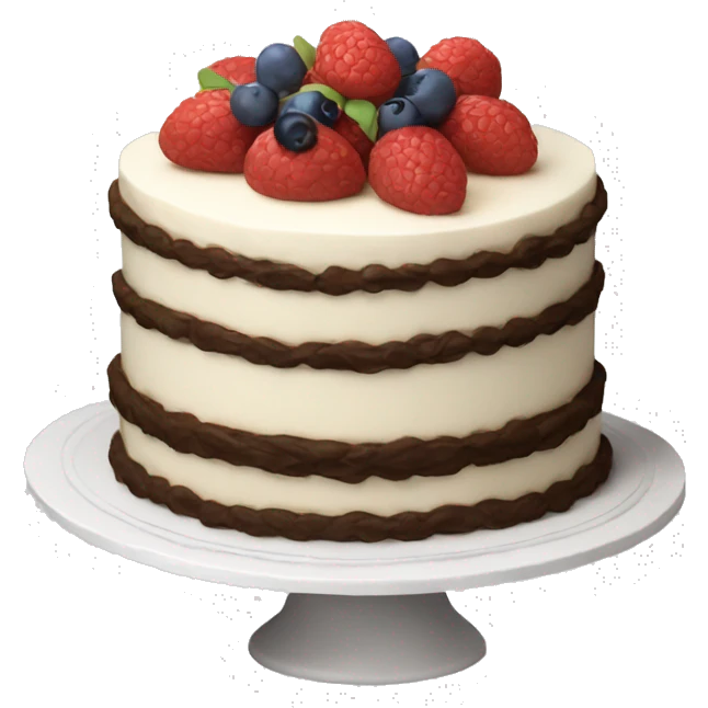 Realistic cake  emoji
