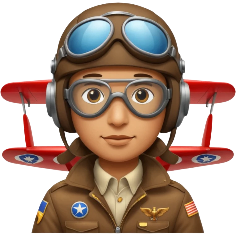 eagle pilot riding plane emoji