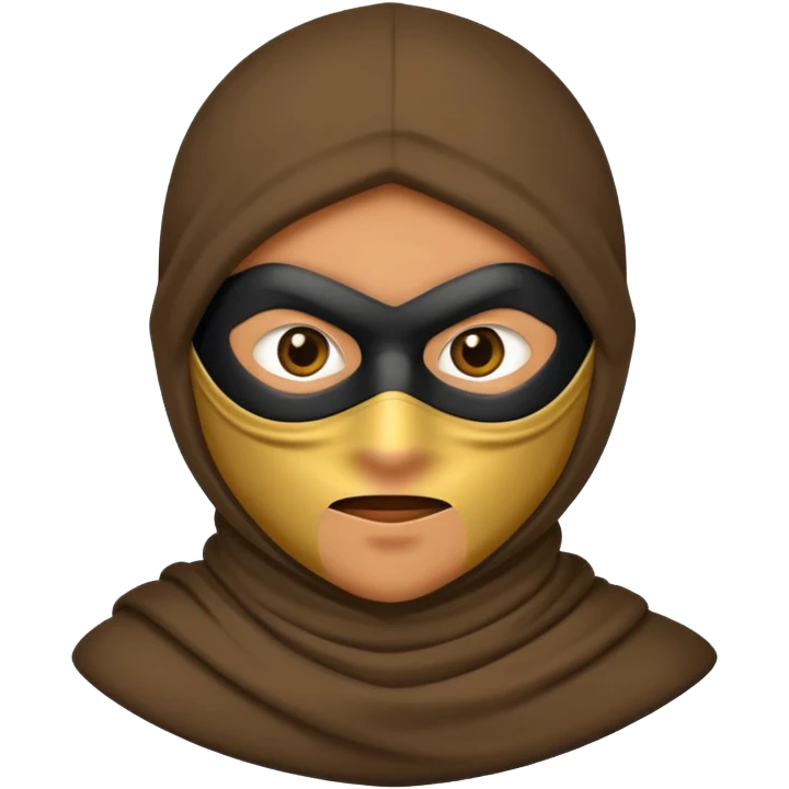 создай эмодзи грабителя emoji