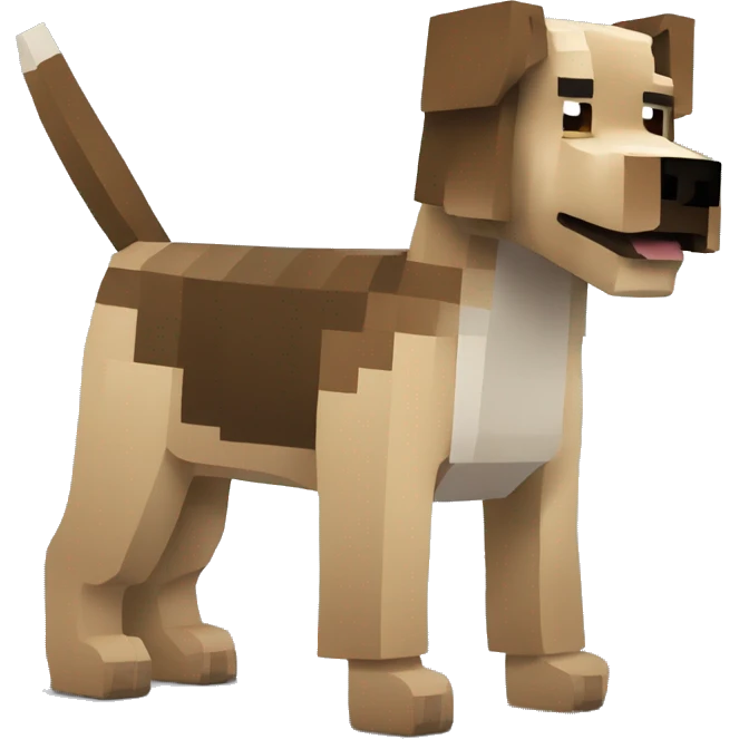 Minecraft Dog emoji