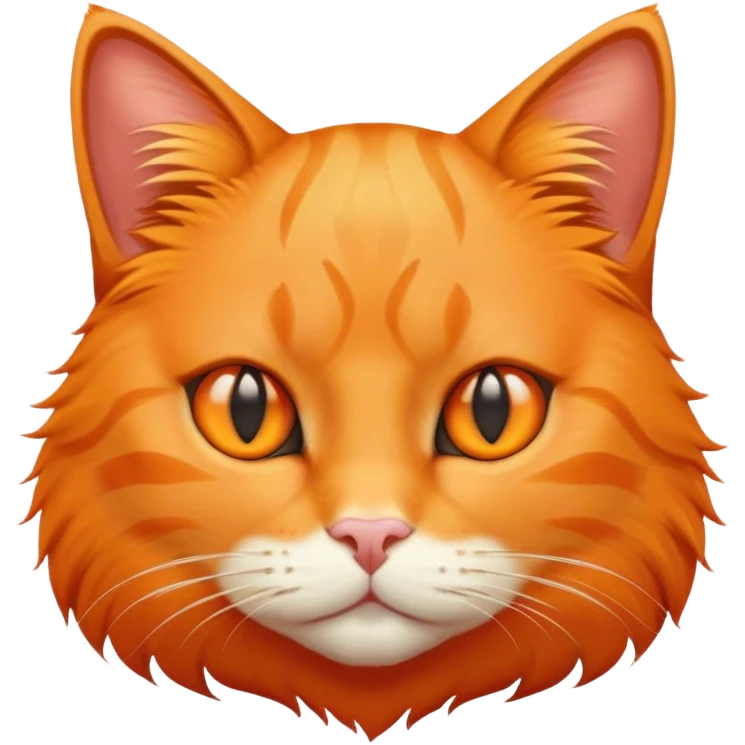 ill orange cat emoji