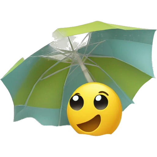 Chling on beach emoji