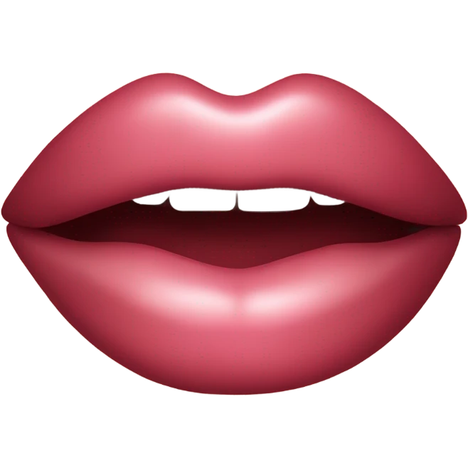 Kissy lips emoji