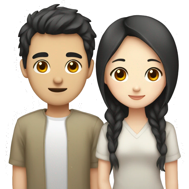 Vietnamese boyfriend and korean girlfriend emoji