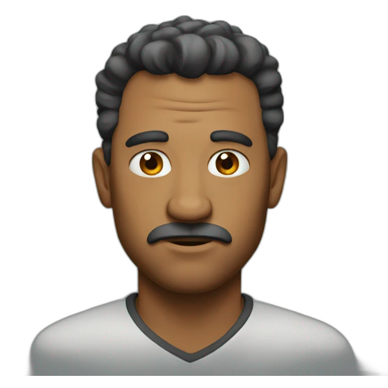 bad looking man emoji
