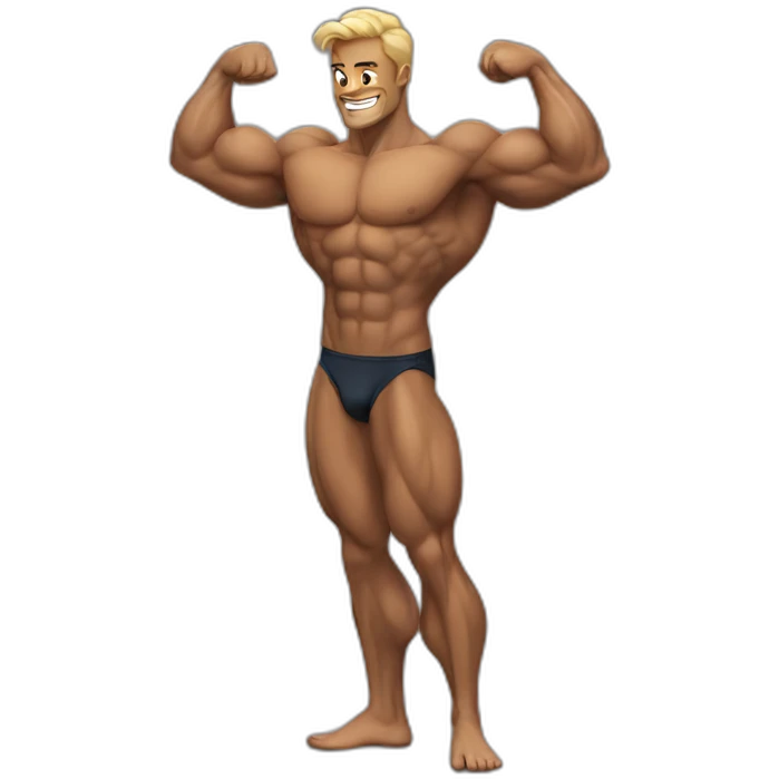 tall-bodybuilder emoji