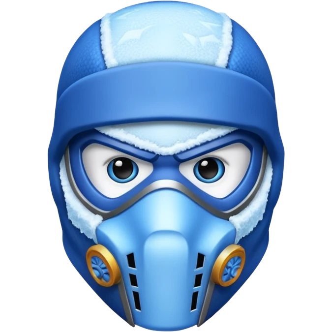 mortal kombat sub zero mask emoji