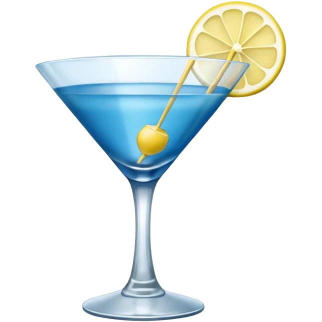blue martini emoji