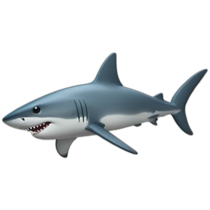 chat sur requin emoji