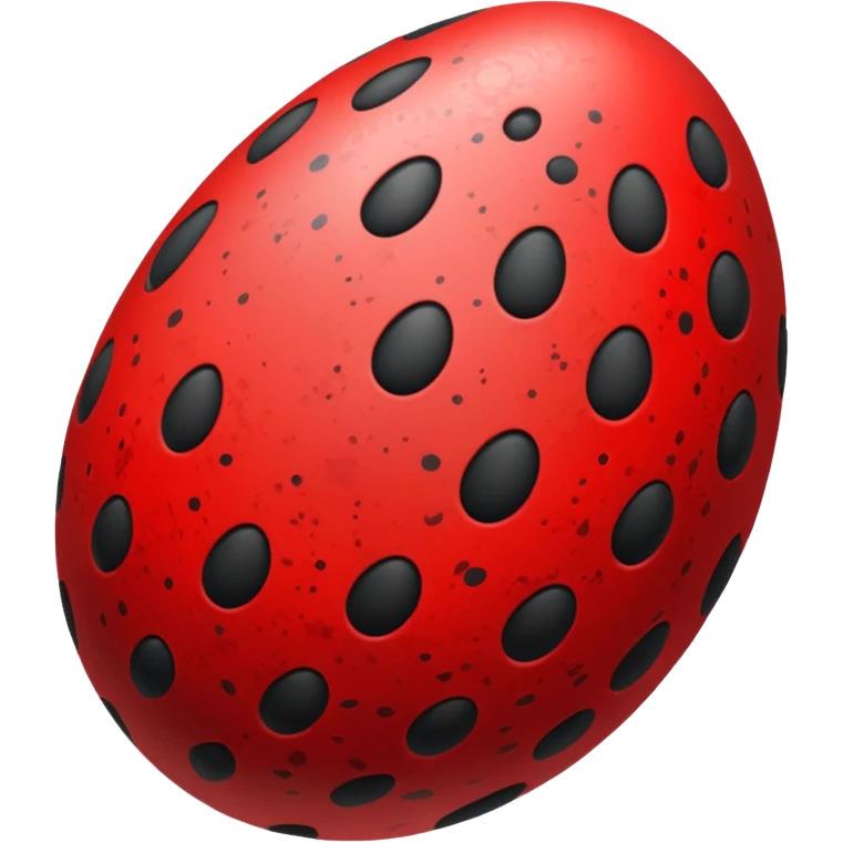 easter egg red and black faded emoji