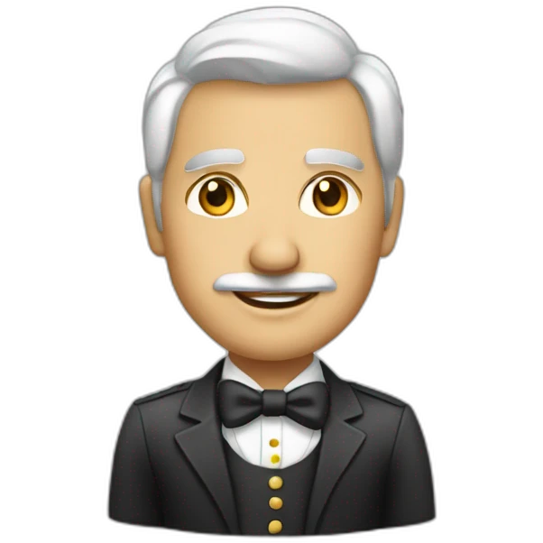 empresario de piel blanca emoji