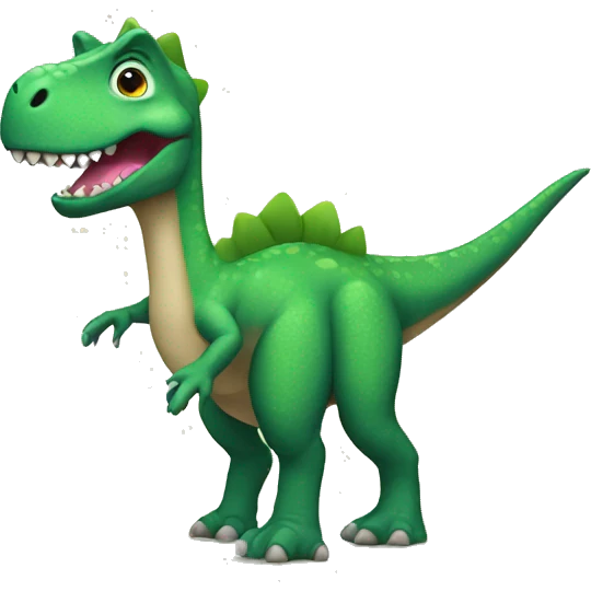 Dinosaur wearing tutu  emoji