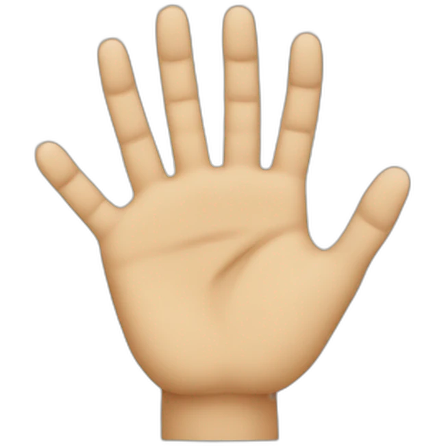 hand with 10 fingers emoji