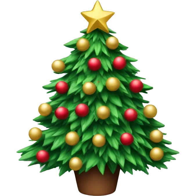 coquette christmas tree emoji