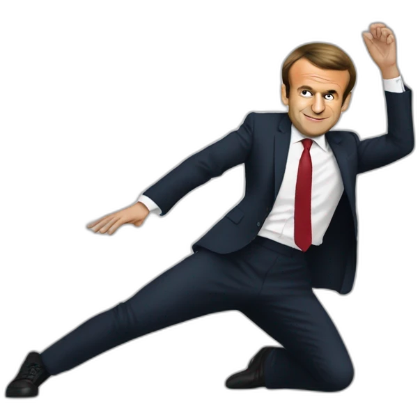 emmanuel macron qui dab emoji
