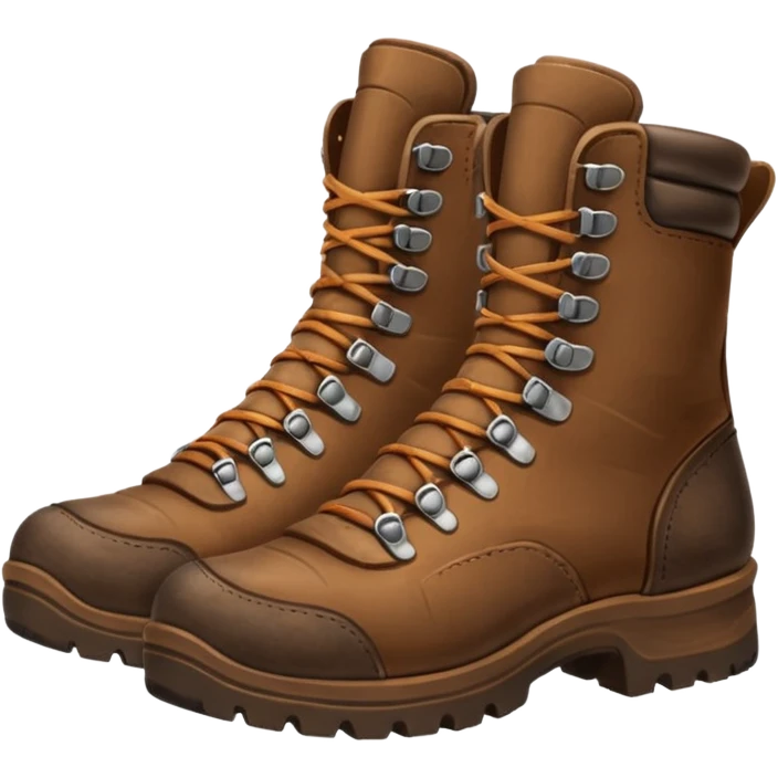 Hiking boots – rugged footwear emoji