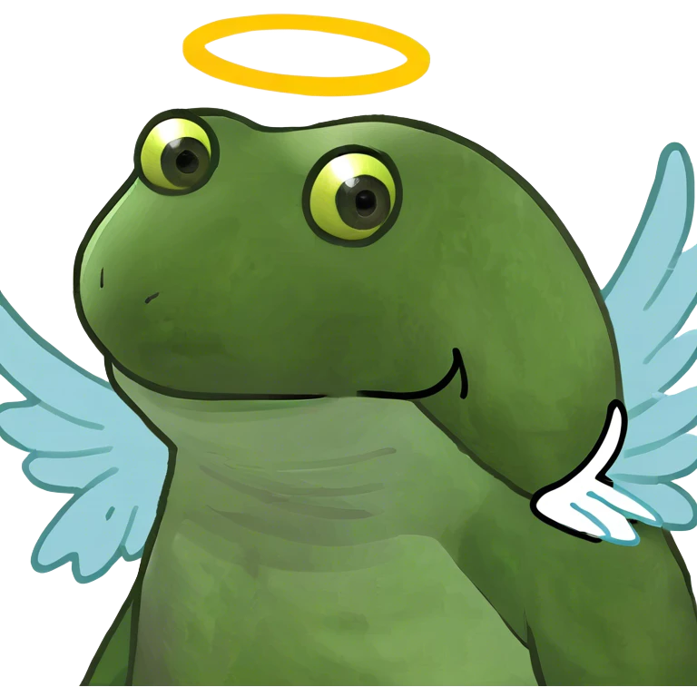 White heart with angel wings emoji