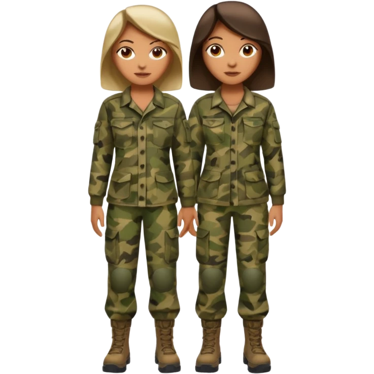 full body camo baddie emoji