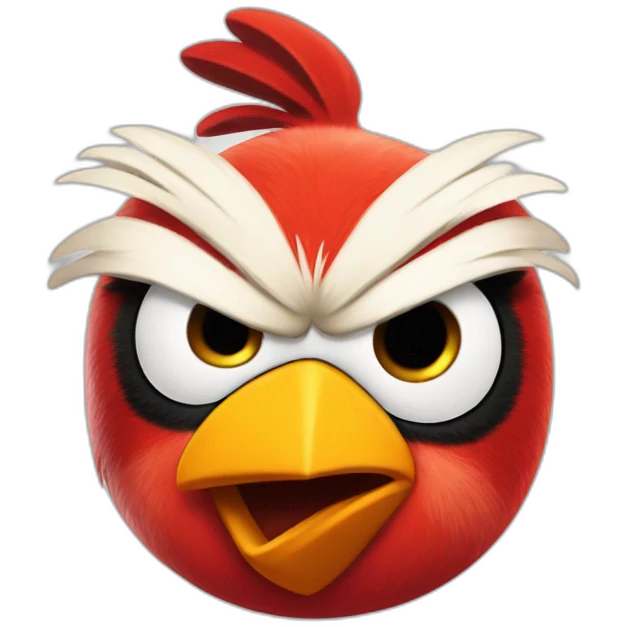 Angry birds red emoji