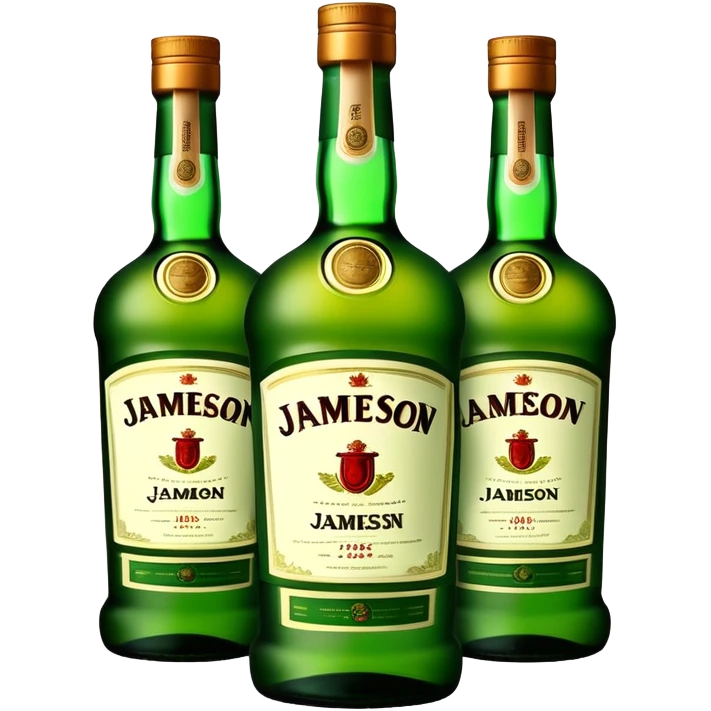 Bottles of Jameson emoji