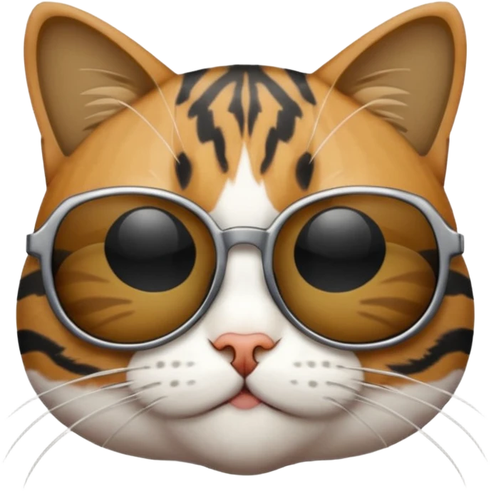 Cat wearing sunglasses emoji