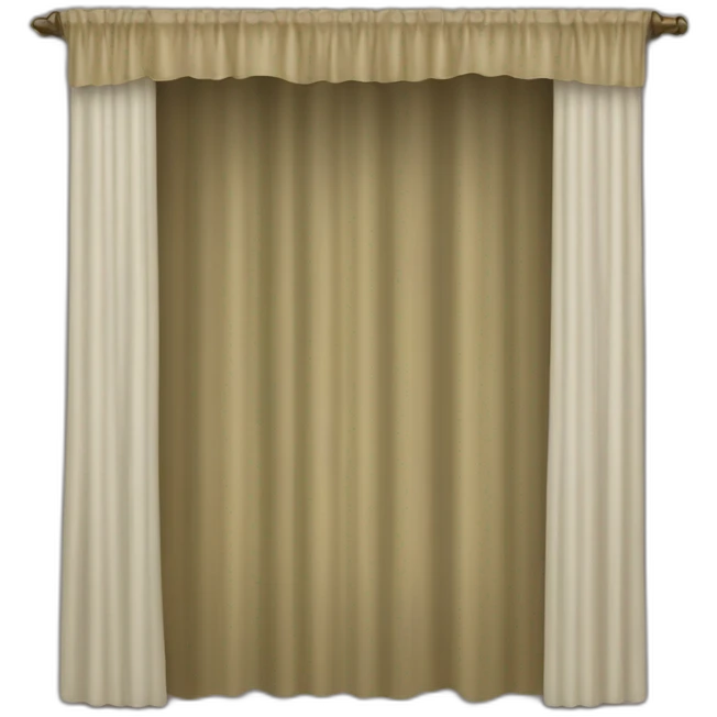 Part open curtain emoji