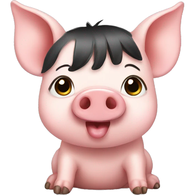 Cute pig emoji