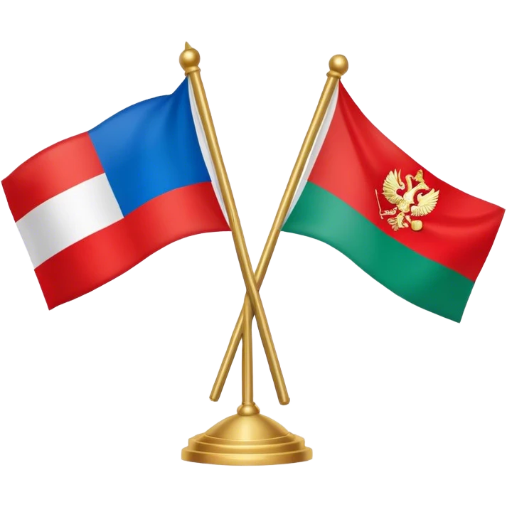the flag of Russia and Belarus emoji