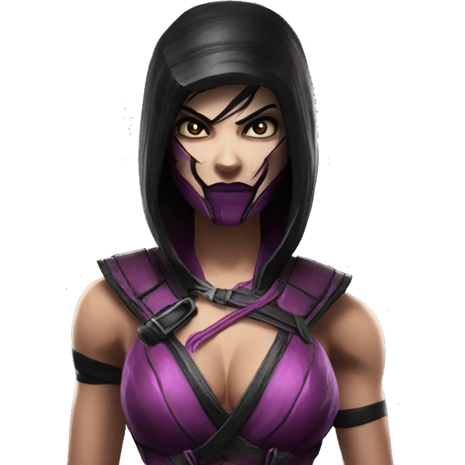 Scared Mileena Mortal Kombat X emoji