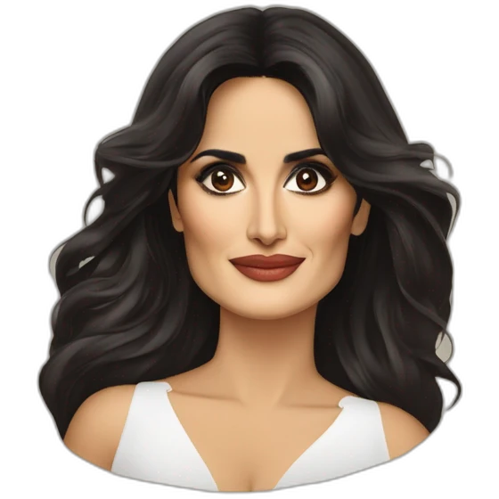Salma hayek penelope cruz emoji