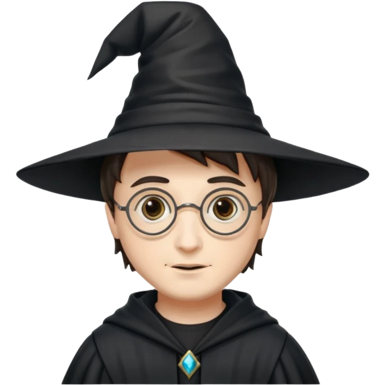Harry potter with hat emoji